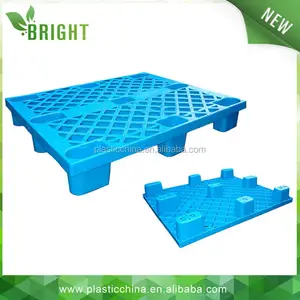 1200x1000mm Sola Cara de plástico hdpe azul pallet devoluciones