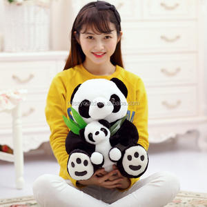 Die panda puppe puppe geburtstagsgeschenk Niedlichen plüsch spielzeug - Product Image 2