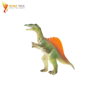Presente barato tpr dinossauro brinquedo macio, dinossauro de borracha macia brinquedo