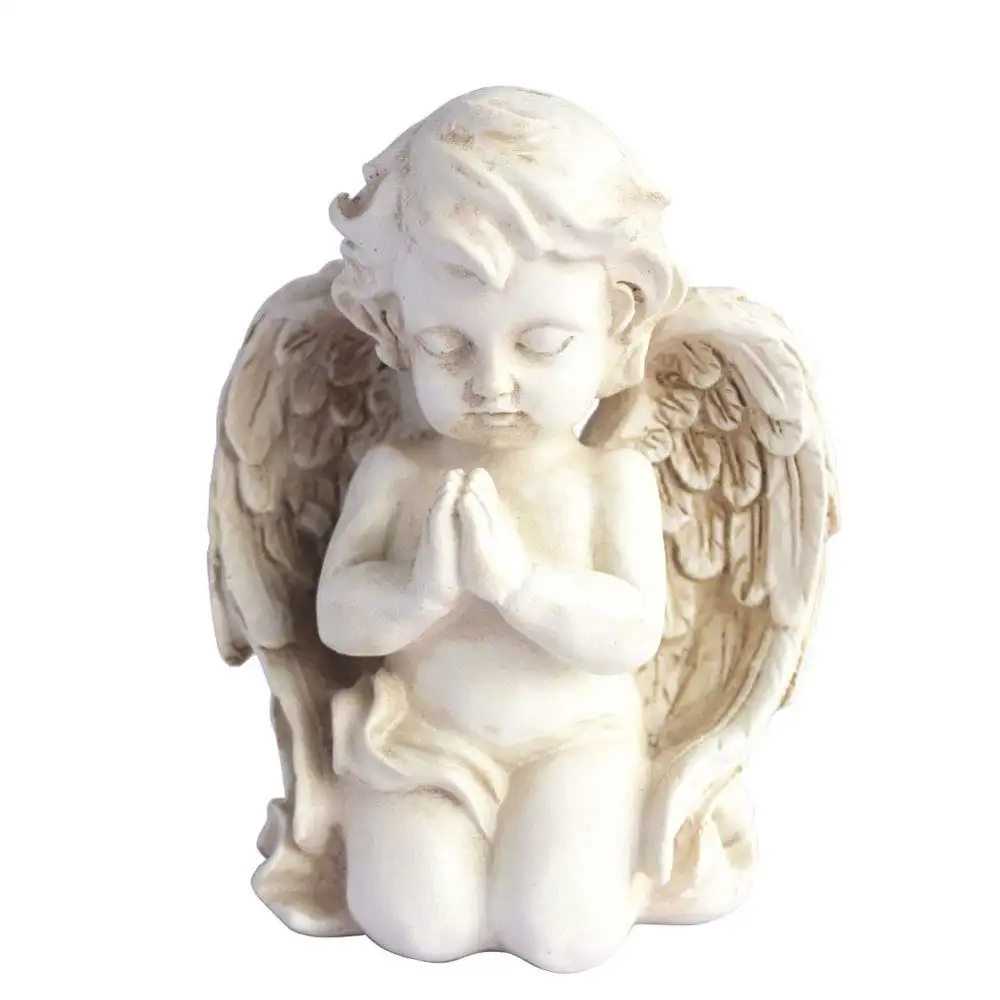 Садовая скульптура со спящим cherub, детская фигурка Ангела