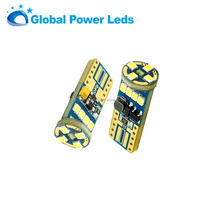 Kostenlose Probe Heiße LED 2016SMD Weiß Bernstein Blau 12-16V T10 W5W Auto Canbus LED T10 Auto-LED