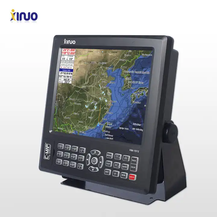 Xinuo 12.1 Inch Marine GPS Chart Plotter: Ideal for Fishing Boats and  Sailing