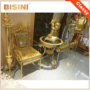 Luxe Italie Collection <span class=keywords><strong>Baroque</strong></span> Laiton 18K/24K Doré <span class=keywords><strong>Fauteuil</strong></span>/Louis XV Royal Décoratif Doré Chaise D'appoint, QUANTITÉ MINIMALE DE COMMANDE 1 PC - Product Image 4