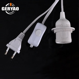 Ổ Cắm Đèn E27 Tiêu Chuẩn Châu Âu Bộ Dây Cắm Với Công Tắc Có Thể Điều Chỉnh Lại - Product Image 1