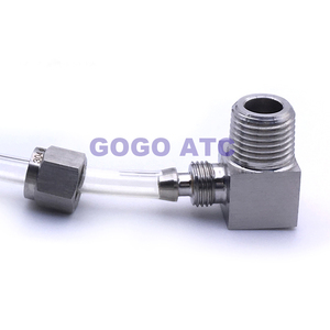 Raccord rapide ZG1/2 '',O.D 6 mm filetage mâle PU tube en Nylon tuyau à torsion rapide acier inoxydable 304 L type raccords forgés ondulés - Product Image 6
