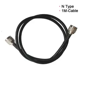 Cable Coaxial RG6 de baja pérdida, 1 metro, 50ohm a N de conector macho, Cable Coaxial de comunicación para amplificador de señal de teléfono móvil