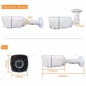 4 trong 1 HD CVI TVI AHD CVBS an ninh Varifocal ngoài trời Analog CCTV Bullet Camera 2MP 3MP không thấm nước an ninh AHD máy ảnh - Product Image 5