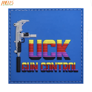 후크 및 루프 패스너가있는 특수 작전 전술 맞춤형 양각 PVC 봉제 패치 내구성 3D 고무 - Product Image 1