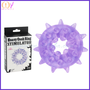 Comodidad Mango de silicona porno erección del pene anillo vibrador para pareja - Product Image 3