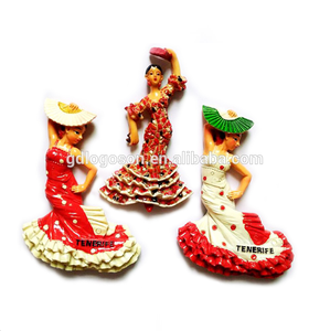 راقصة الفلامنكو زوجين هدايا تذكارية تانجو مرآة مغناطيس تذكاري هدية إسبانيا الأرجنتين جورجيا تانجو تذكارية هدية - Product Image 6