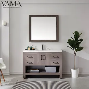 VAMA 48英寸商用防水三聚氰胺浴室梳妆台中国供应商770048