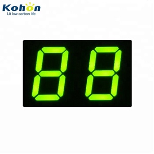 회색 표면 10mm 2 자리 0.4 인치 공통 양극 <span class=keywords><strong>7</strong></span> 세그먼트 <span class=keywords><strong>Led</strong></span> 디스플레이 점없이 녹색 - Product Image 5