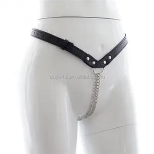 Mode Homme Chaîne Bondage Ceinture De Chasteté Sexy Bondage Lingerie Sous-Vêtements Ceinture Pour Homme