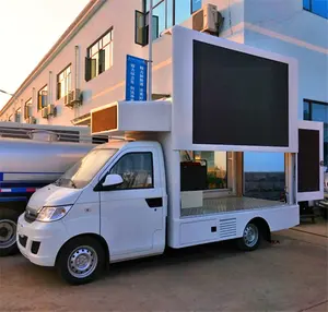 Foton küçük boyutlu mobil LED reklam panosu kamyon LED Roadshow reklam kamyonu satılık