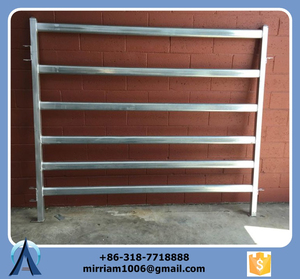 1800 mm * 2100 mm Heavy duty 6 barres galvanisées bovins panneaux - Product Image 1