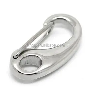 Edelstahl karabiner für so armband, silberton edelstahl karabiner schmuckzubehör 26mm x 13mm