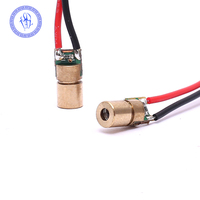 Kit de bricolage Laser Dot rouge 3 ~ 5V, tension d'alimentation 650nm 5mW, à monter soi-même