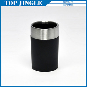 Joli porte-boîte à mouchoirs en papier noir en acier inoxydable - Product Image 4