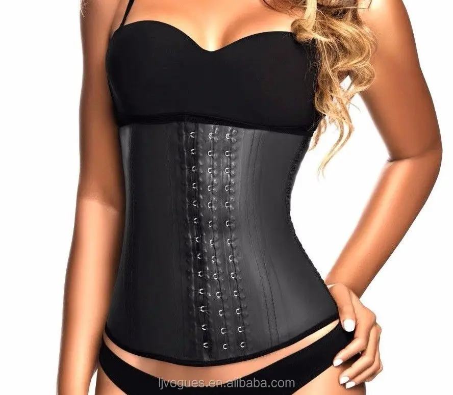 Latex Waist Cincher 9 Steel Bone Shaper Girdles Latex Colombian Waist Cincher