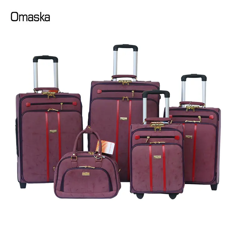 Nieuwe Model China Fabriek Goedkope 4 stks set PU Materiaal President Reizen Custom Lederen Bagage