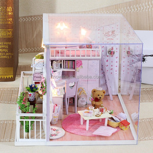 Iiecreate ปริศนาไม้3D สำหรับบ้านขนาดเล็กแบบ <span class=keywords><strong>DIY</strong></span> สำหรับผู้ใหญ่และเด็กของเล่นเพื่อการศึกษาของผู้ใหญ่ - Product Image 3