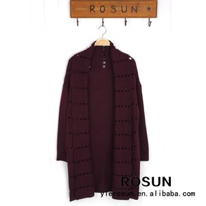 2015 <span class=keywords><strong>mujeres</strong></span> suéter flojo <span class=keywords><strong>tupe</strong></span> precio venta al por mayor chaqueta de punto en púrpura - Product Image 1