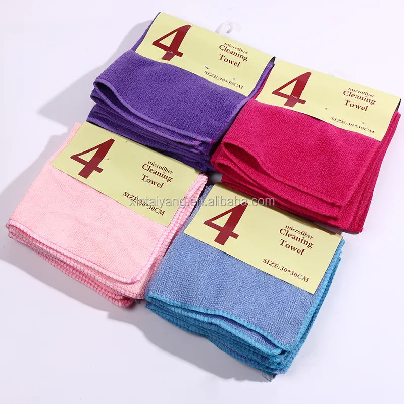 차를 위한 팩 보통 디자인 Microfiber 청결한 피복 당 4 pcs