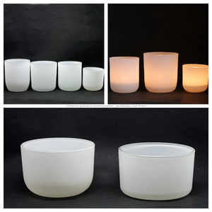 Givré blanc plat <span class=keywords><strong>grand</strong></span> verre <span class=keywords><strong>photophore</strong></span> - Product Image 2
