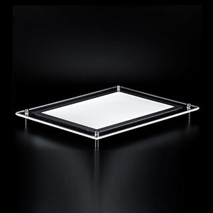 Floating Photo <strong>Frame</strong> Customized Wall <strong>Mount</strong> Acrylic 50 Square Clear Picture <strong>Frame</strong> <strong>with</strong> Led Lights Photo <strong>Frame</strong> UMI LED Lightening - Product Image 1