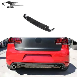 In Fibra di carbonio Diffusore Posteriore per VW Golf VI 6 GTI 2010-2013