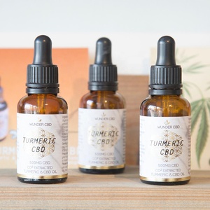 custom beard oil hemp private logo labels white waterproof adhesive stickers for 10ml plastic bottle