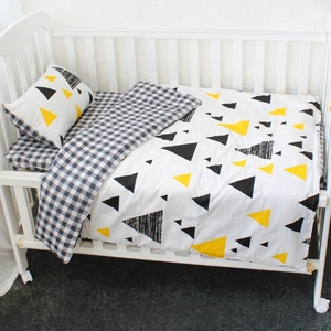 Custom Neonato Culla Nursery Boy Ragazza Sonno Letto Copertura Foglio di 3 Pezzi Set Tessuto di Cotone Con Chiusura Lampo <span class=keywords><strong>Per</strong></span> Biancheria Da Letto Del Bambino - Product Image 2