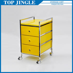 รถเข็นเก็บของในครัวเรือนไม้สีน้ำตาล - Product Image 5