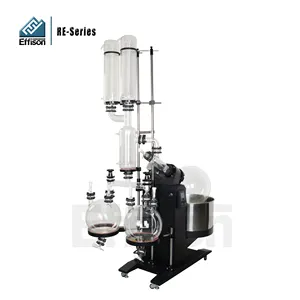 Distillator Distillation Machine Plant Oil Extraction Machine Rotary Evaporator 50l With Dual Condenser For Ethanol Distillation