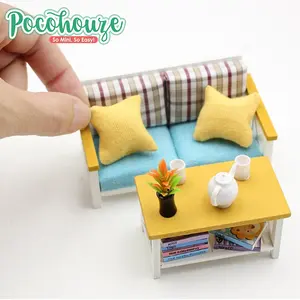 Selected Children's Diy Wooden Doll House Mini Furniture Series Set Toys