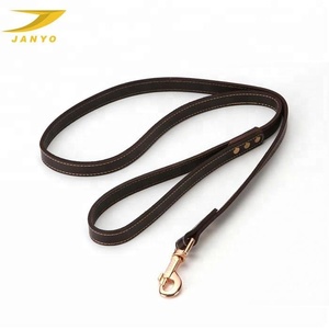 Conjunto de correa de cuero para <span class=keywords><strong>Collar</strong></span> de perro, correa de cuero auténtico, clásico, resistente al agua, colores personalizados - Product Image 3