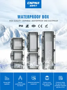 Distribution Protection Box Transparent Cover Waterproof Electronic Junction Box Electronic Equipment ABS Or PC IP66