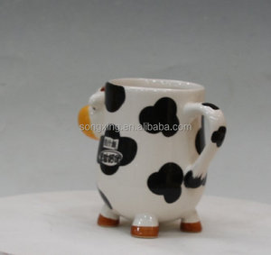 3d Animal Painting Cow <strong>Shaped</strong> Milk Mug Size and Shape <strong>Can</strong> Be Customized - Product Image 2