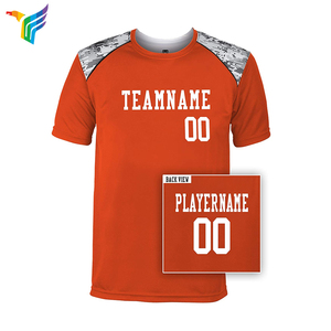 Casual trendy short sleeve custom soccer jersey for men - Product Image 1