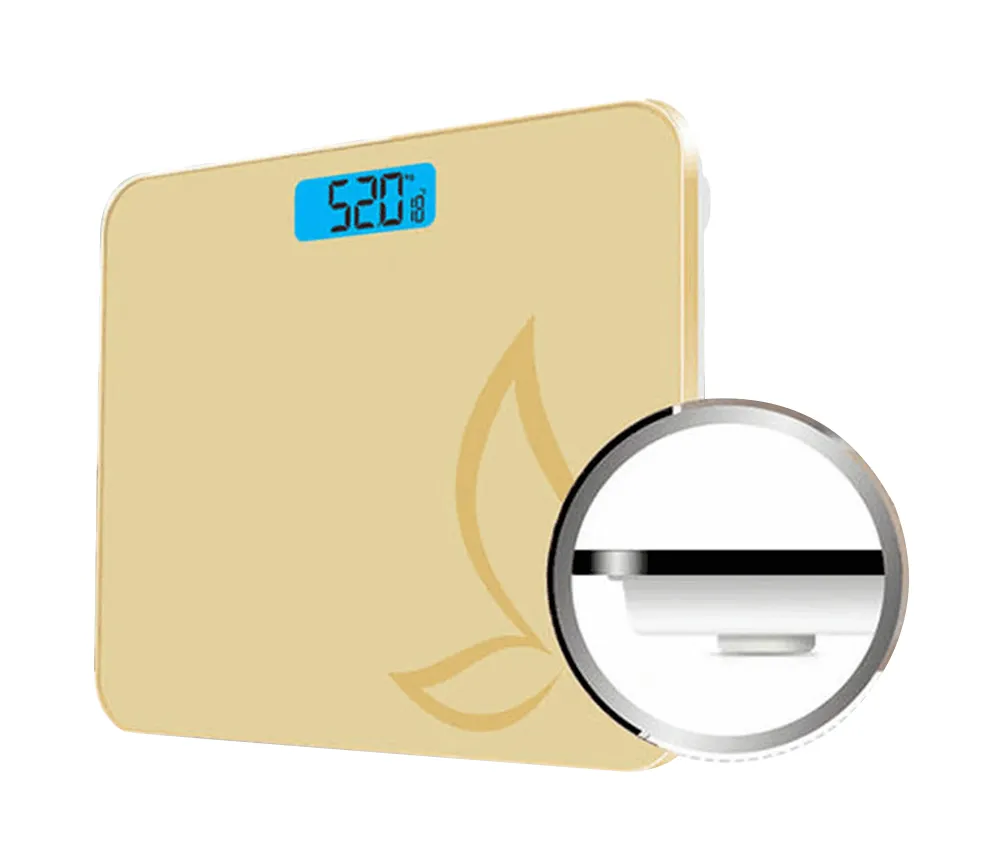 Body Fat Smart Bathroom Digital Weighing Scale Hotel Electronic Weigh Scale With BMI / Body Fat / Muscle Weight