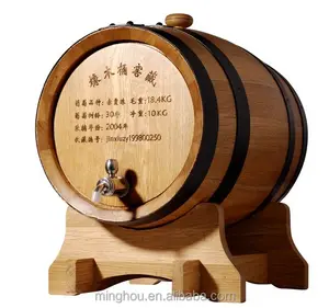 Minghou meşe şarap barrels1.5L port varil