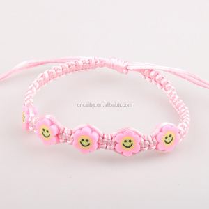 Flores emoji sonrisa emoticon pulseras, pulseras personalizadas - Product Image 3