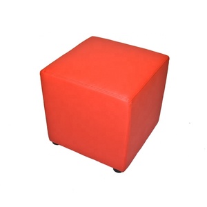 Cube Da Chắp Vá Nhỏ Ottoman - Product Image 5