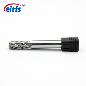 Fraise à dégrossir en carbure de tungstène à 4 cannelures, queue de 10 mm pour le bois, ODM OEM - Product Image 2