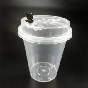 360 ml/12 oz clear ronde wegwerp plastic magnetron veilig melk thee/sap cup leverancier/groothandelaar