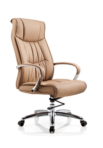 <span class=keywords><strong>Poltrona</strong></span> da <span class=keywords><strong>Ufficio</strong></span> Direzionale con Schienale Alto Regolabile / Sedia Girevole in Vera Pelle con Ruote (SZ-OC043) - Product Image 5