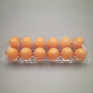 6/12/30 Löcher durchsichtige Plastik-Eier ablage Mittelgroße durchsichtige Plastik-Eier kartons Eier karton