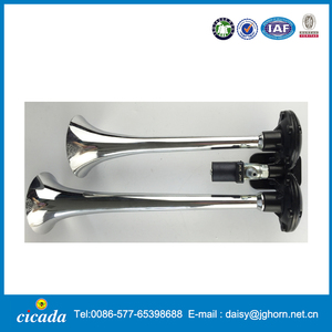 Tromba d'aria a doppia tromba d'aria 12V o 24V con trombe cromate - Product Image 3