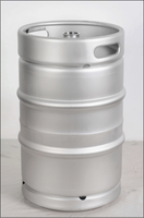 Fût de bière en acier inoxydable, 50 l, eau à pression, vente en gros, utilisé par lot