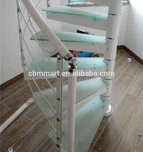 De acero al carbono de la escalera de <span class=keywords><strong>caracol</strong></span> con barandilla barandilla de acero inoxidable - Product Image 3